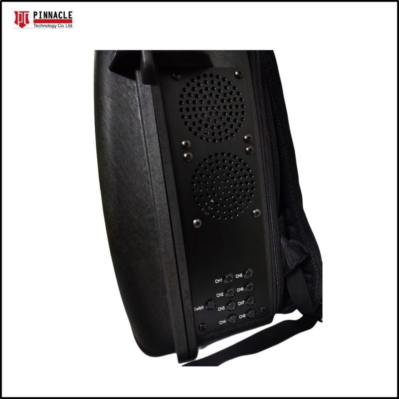 Pełnopasmowy VHF UHF zdalny sterownik Manpack Backpack Signal Jammer 2G 3G 4G 5G