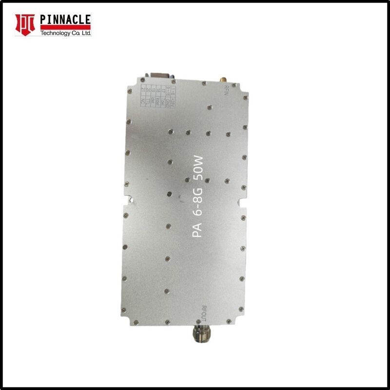 Moduł wzmacniacza zakłócacza WiFi 6E RF o dużej mocy o mocy wyjściowej 50 W lub 100 W dla tłumienia sygnału 5925-7125 MHz