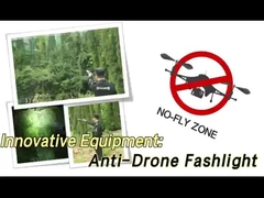 Forma broni 8 częstotliwości UAV/drone jammer bateria wewnętrzna do 1,5 km