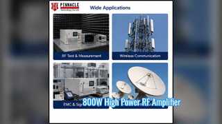 Wzmacniacz mocy RF 800 W 1200 1400 MHz do zastosowań przemysłowych