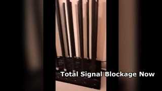 Biurkowy zakłócacz sygnału o dużej mocy i mocy 270 W z 12 antenami: pełnozakresowy system obronny 5G/4G/WiFi/GPS